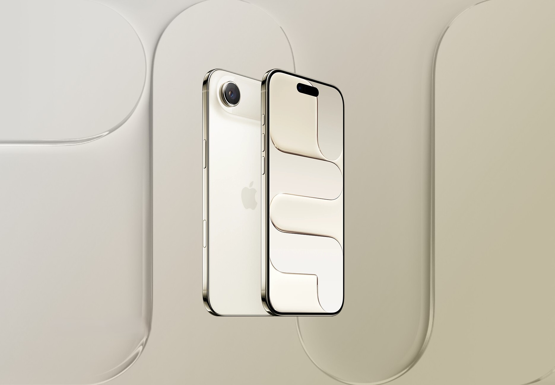 Телефон Apple iPhone Air 256 ГБ, eSim (электронная SIM-карта), цвет: светлое золото (Light Gold)