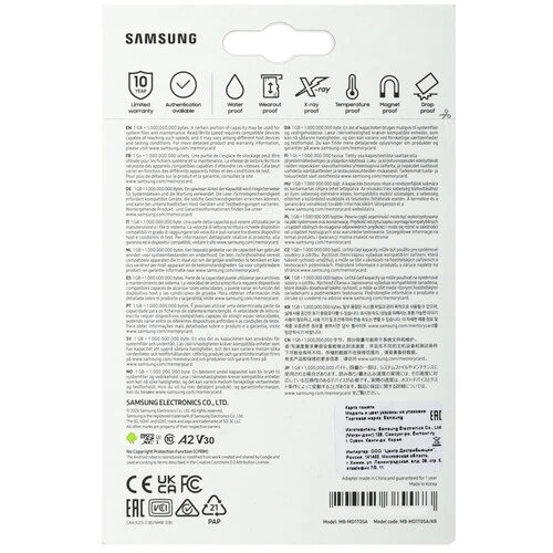Карта памяти Samsung PRO Plus microSDXC 1024 ГБ [MB-MD1T0SA/APC]