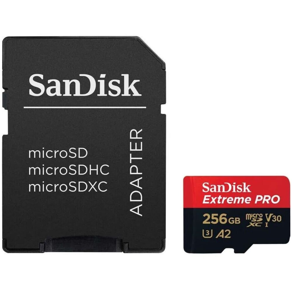 Флеш-карта microSDHC 256Гб Sandisk Extreme Pro, Class 10 UHS-1 U3 V30 ( SDSQXCD-256G-GN6MA ) Флеш-карта microSDHC 256Гб Sandisk Extreme Pro, Class 10 UHS-1 U3 V30 ( SDSQXCD-256G-GN6MA )