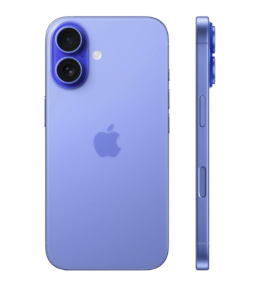 Смартфон Apple iPhone 16 Plus 128GB Ultramarine (Ультрамарин) nano-Sim + eSim Смартфон Apple iPhone 16 Plus 128GB Ultramarine (Ультрамарин) nano-Sim + eSim