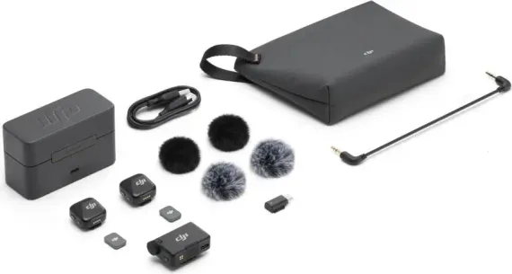 Беспроводной микрофон DJI MIC Mini (2 TX + 1 RX + Charging Case) Беспроводной микрофон DJI MIC Mini (2 TX + 1 RX + Charging Case)