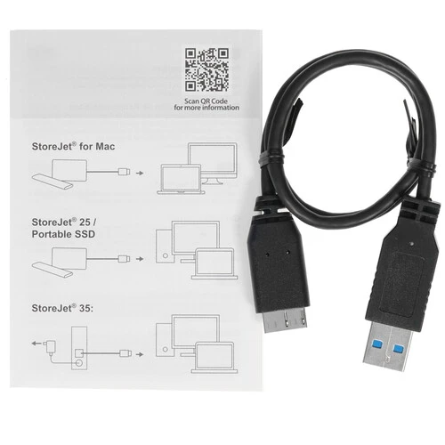 4 ТБ Внешний HDD Transcend StoreJet 25H3 [TS4TSJ25H3B]