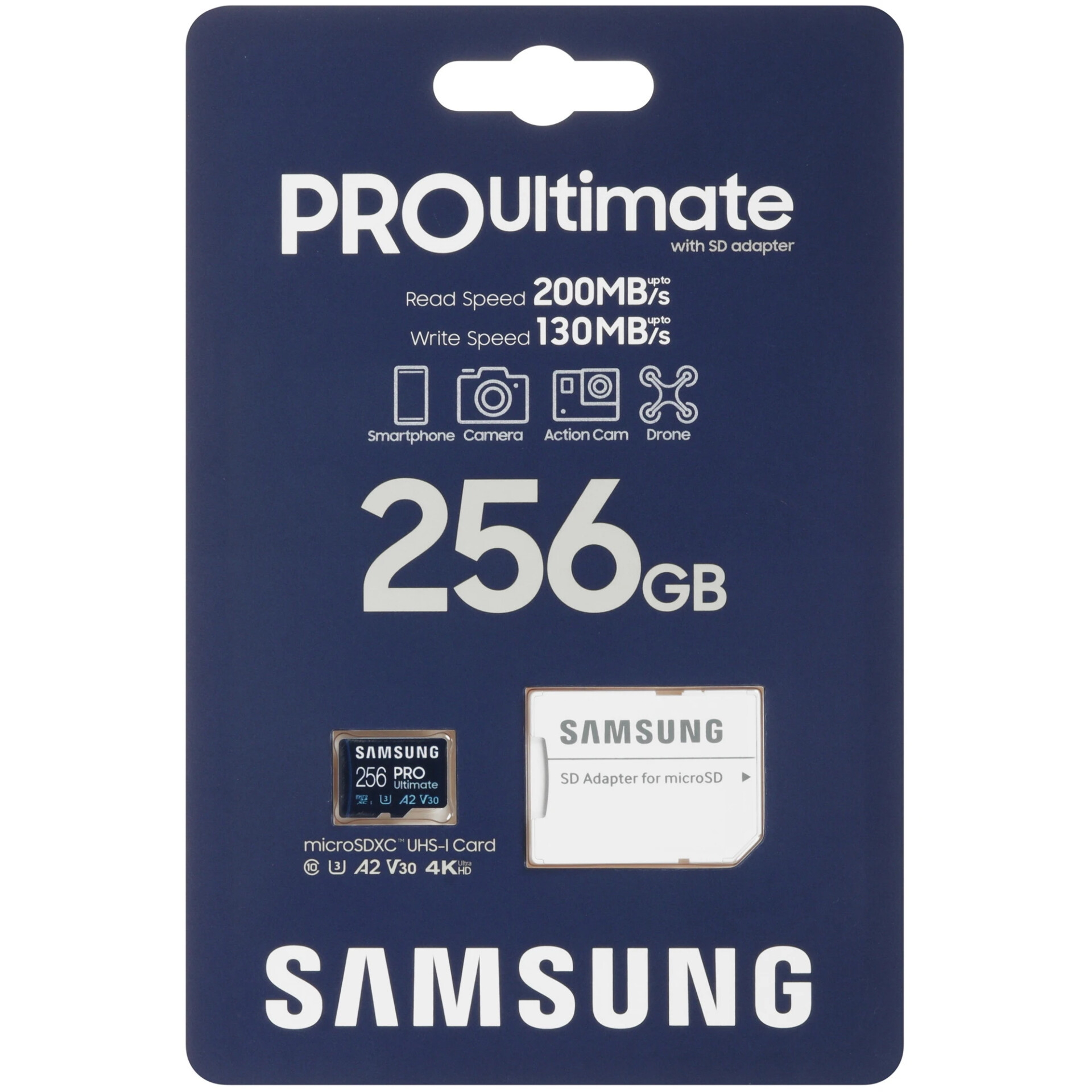 Карта памяти Samsung PRO Utimate microSDXC 256 ГБ [MB-MY256SA/WW]