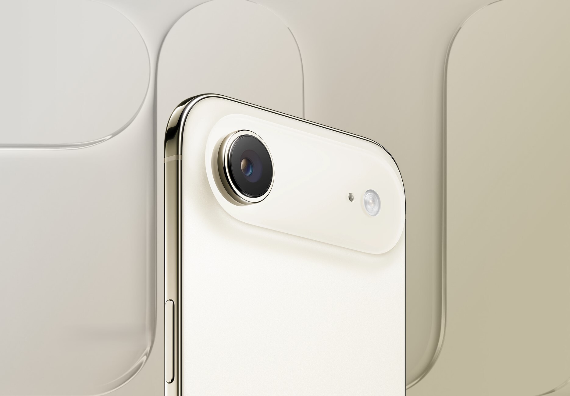 Телефон Apple iPhone Air 256 ГБ, eSim (электронная SIM-карта), цвет: светлое золото (Light Gold)