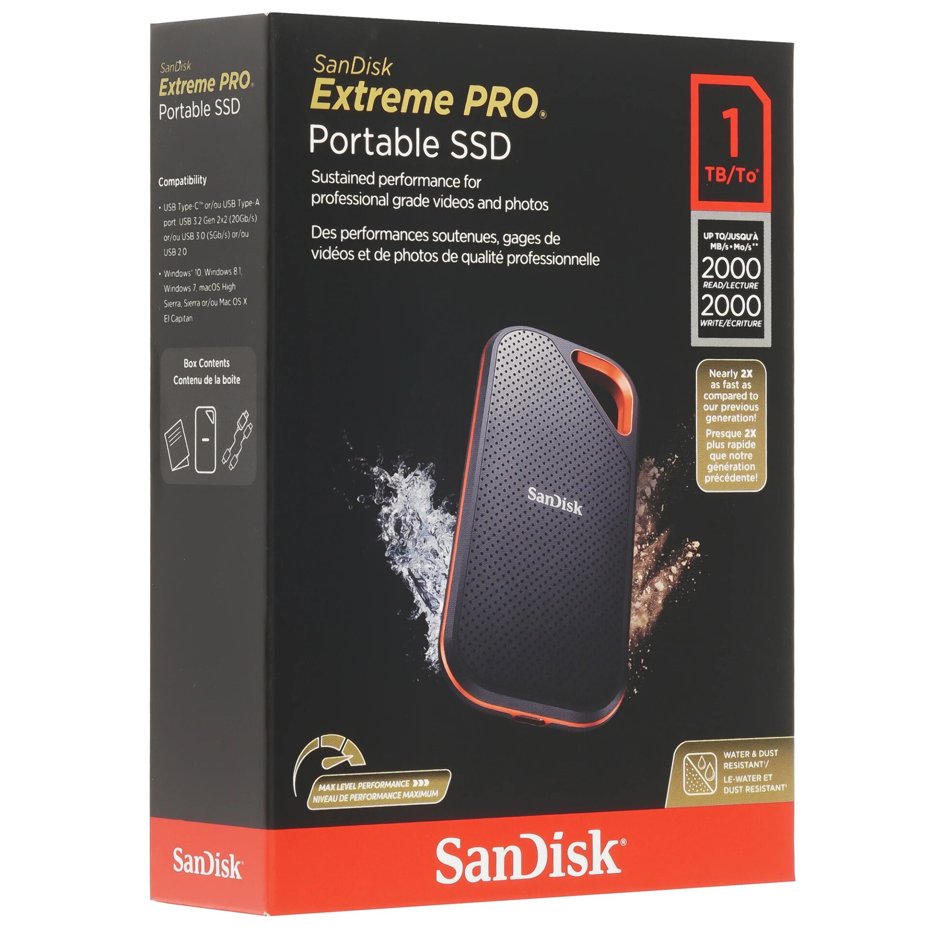 1000 ГБ Внешний SSD SanDisk Extreme PRO Portable