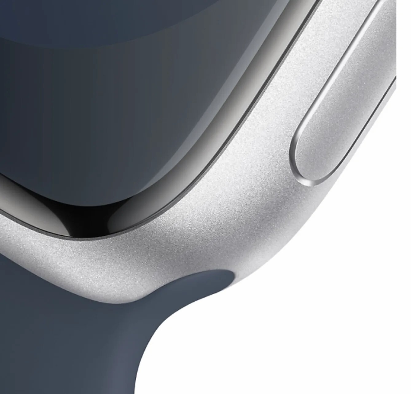 Apple Watch Series 9 GPS 45mm Silver Aluminum Case with Sport Band Storm Blue (Спортивный ремешок цвета «Синий шторм») (M/L, 160–210 mm) MR9E3 Apple Watch Series 9 GPS 45mm Silver Aluminum Case with Sport Band Storm Blue (Спортивный ремешок цвета «Синий шторм») (M/L, 160–210 mm) MR9E3