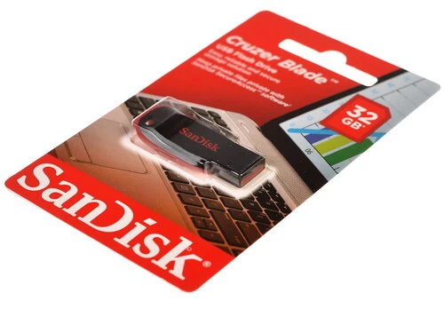 Память USB Flash 32 ГБ SanDisk Cruzer Blade [SDCZ50-032G-B35]