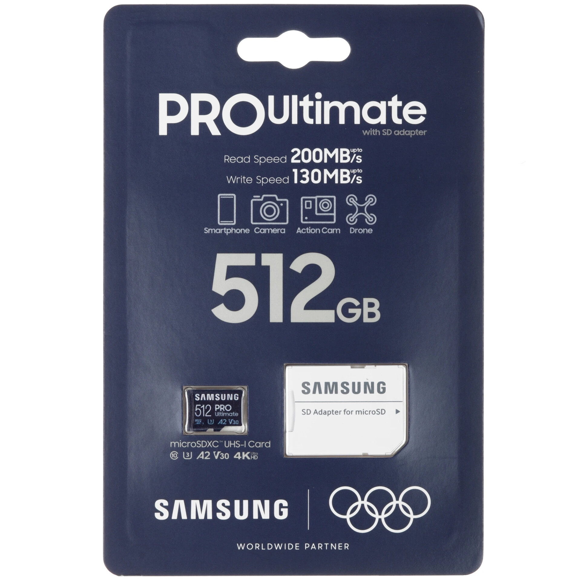 Карта памяти Samsung PRO Utimate microSDXC 512 ГБ [MB-MY512SA/WW]