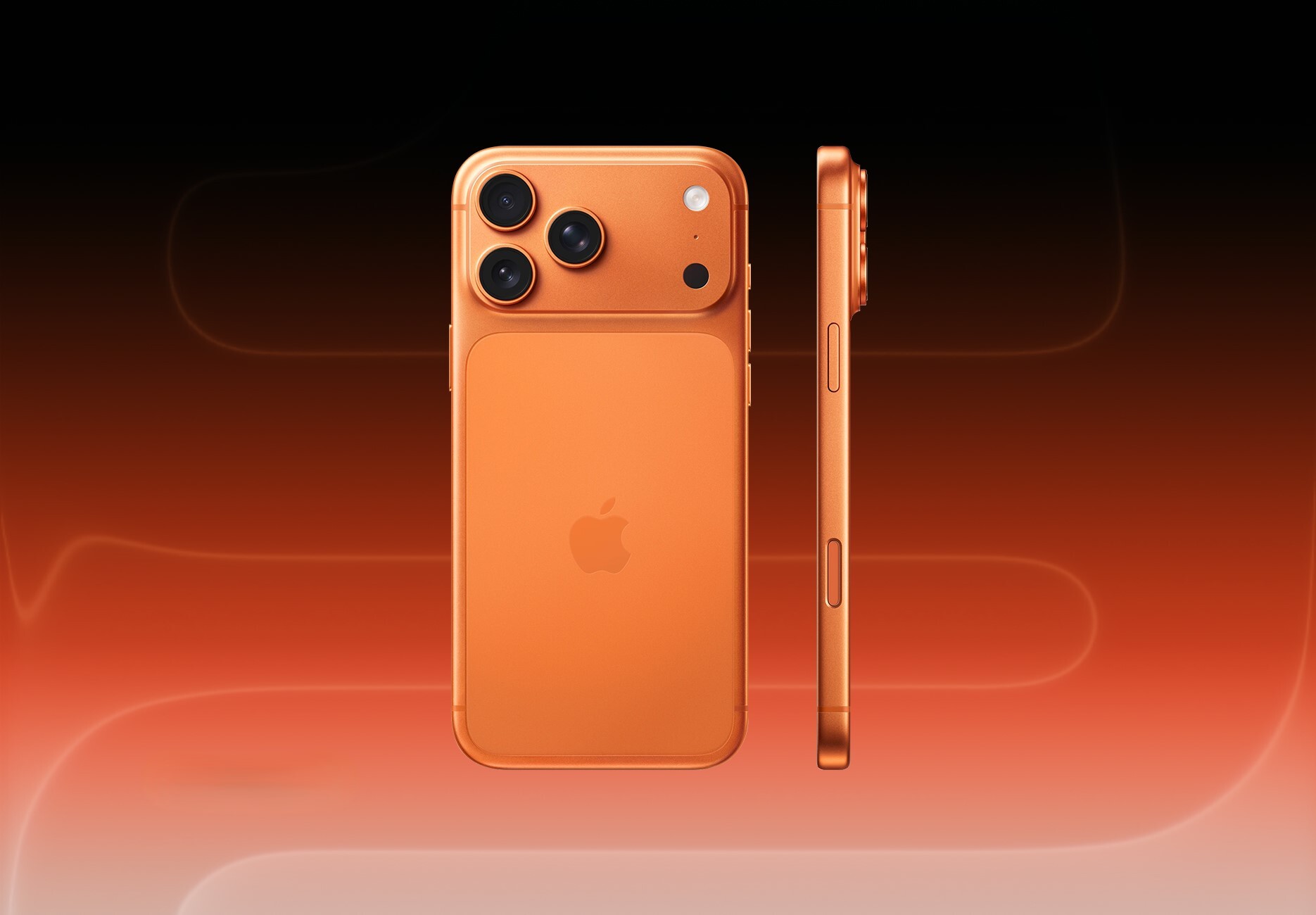 Телефон Apple iPhone 17 Pro Max 256 ГБ, цвет: космический оранжевый (Cosmic Orange)