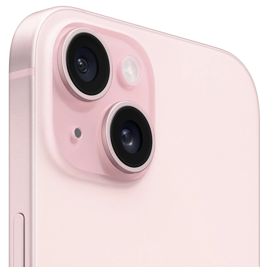 Смартфон Apple iPhone 15 128GB Pink (Розовый) nano-Sim + eSim Смартфон Apple iPhone 15 128GB Pink (Розовый) nano-Sim + eSim