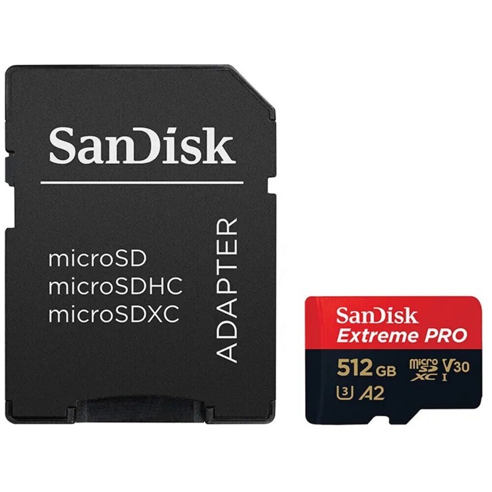 Флеш-карта microSDHC 512Гб Sandisk Extreme Pro, Class 10 UHS-1 U3 V30 ( SDSQXCD-512G-GN6MA ) Флеш-карта microSDHC 512Гб Sandisk Extreme Pro, Class 10 UHS-1 U3 V30 ( SDSQXCD-512G-GN6MA )