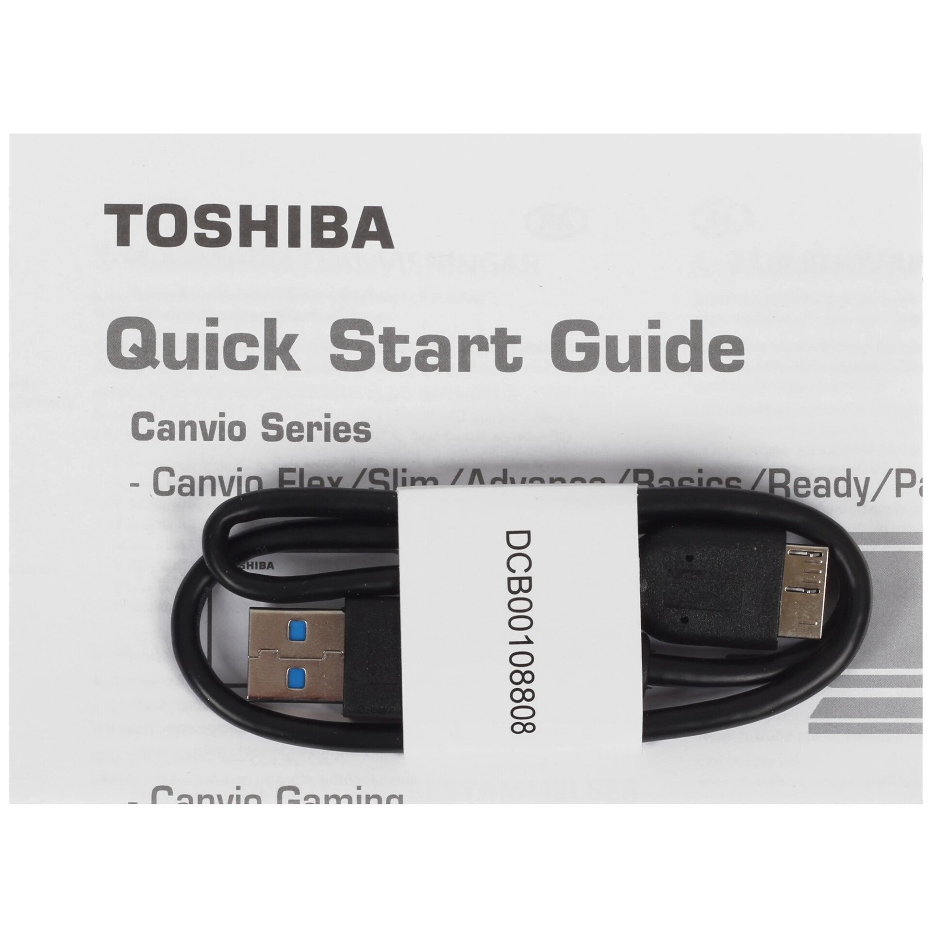4 ТБ Внешний HDD Toshiba Canvio Basics [HDTB540EK3CA]