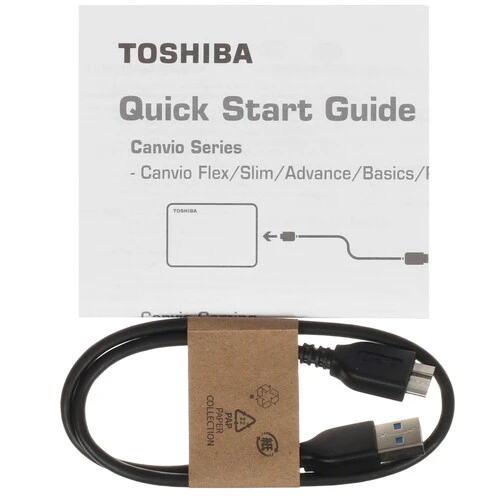 1 ТБ Внешний HDD Toshiba Canvio Basics [HDTB510EK3AA]