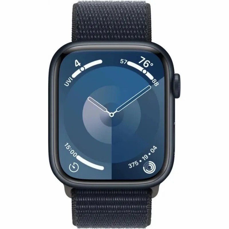 Apple Watch Series 9 GPS 45mm Midnight Aluminum Case with Sport Loop Band Midnight (Спортивный ремешок цвета Темная ночь) MR9C3 Apple Watch Series 9 GPS 45mm Midnight Aluminum Case with Sport Loop Band Midnight (Спортивный ремешок цвета Темная ночь) MR9C3