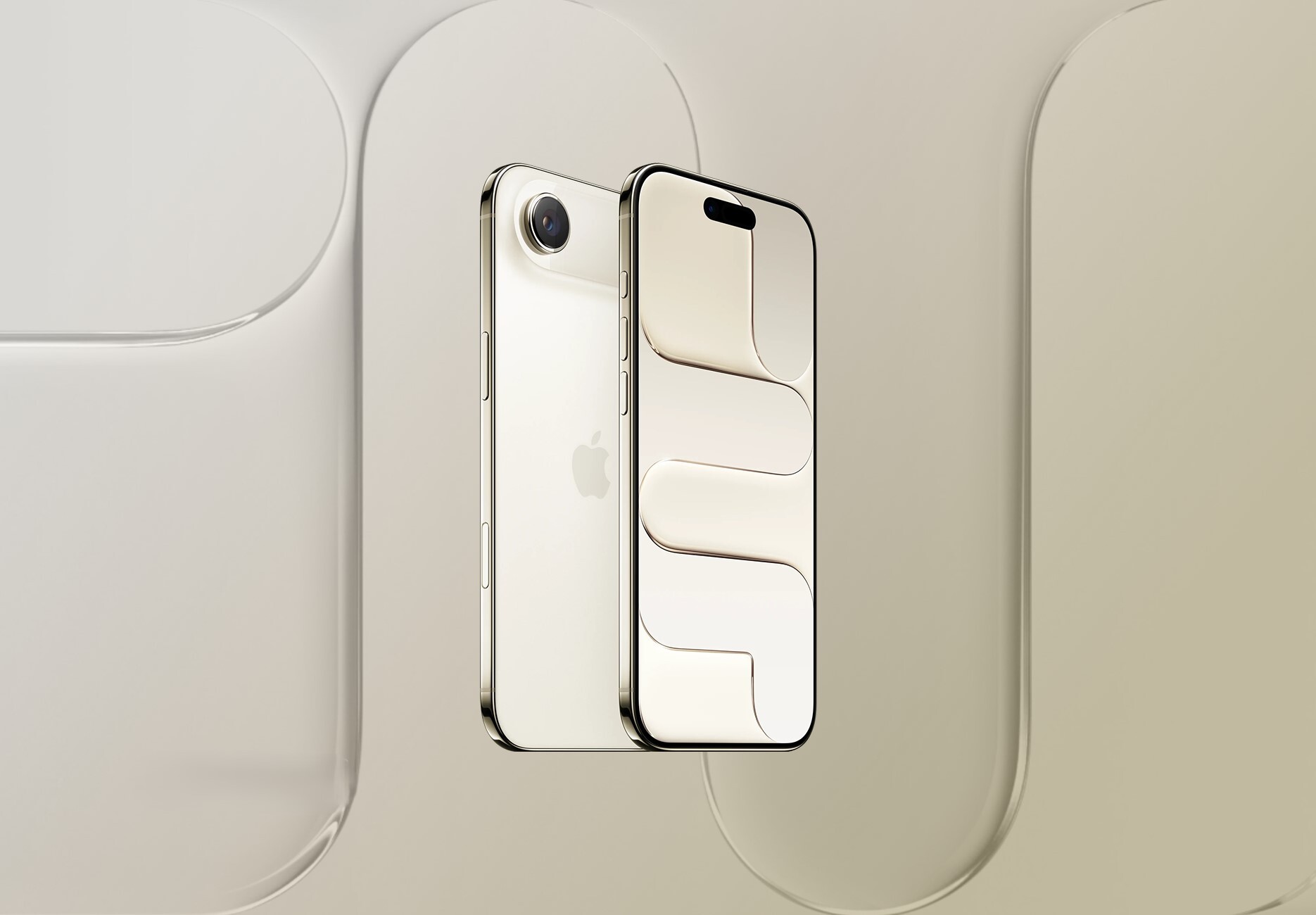 Телефон Apple iPhone Air 512 ГБ, eSim (электронная SIM-карта), цвет: светлое золото (Light Gold)