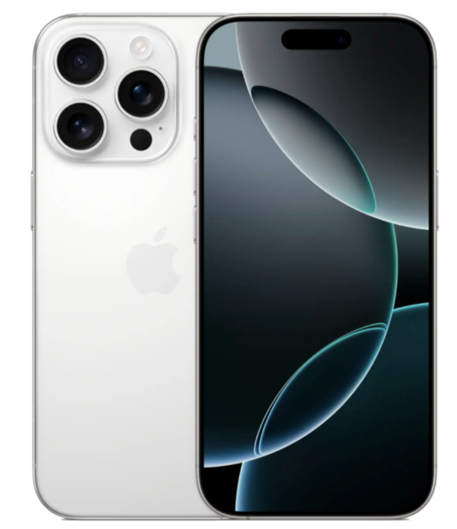 Смартфон Apple iPhone 16 Pro Max 512GB White Titanium (Белый титан) nano-Sim + eSim Смартфон Apple iPhone 16 Pro Max 512GB White Titanium (Белый титан) nano-Sim + eSim