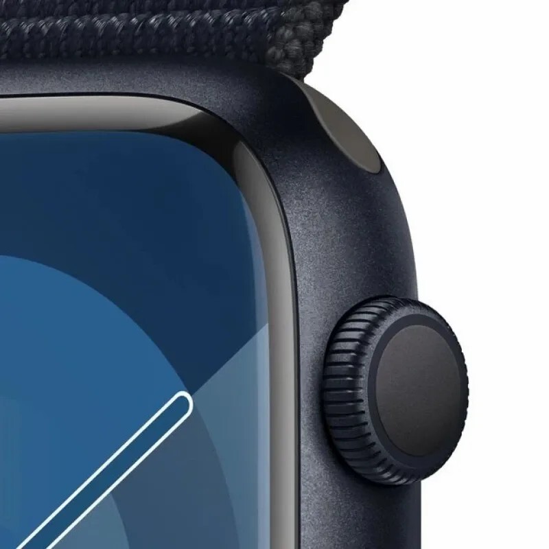 Apple Watch Series 9 GPS 45mm Midnight Aluminum Case with Sport Loop Band Midnight (Спортивный ремешок цвета Темная ночь) MR9C3 Apple Watch Series 9 GPS 45mm Midnight Aluminum Case with Sport Loop Band Midnight (Спортивный ремешок цвета Темная ночь) MR9C3