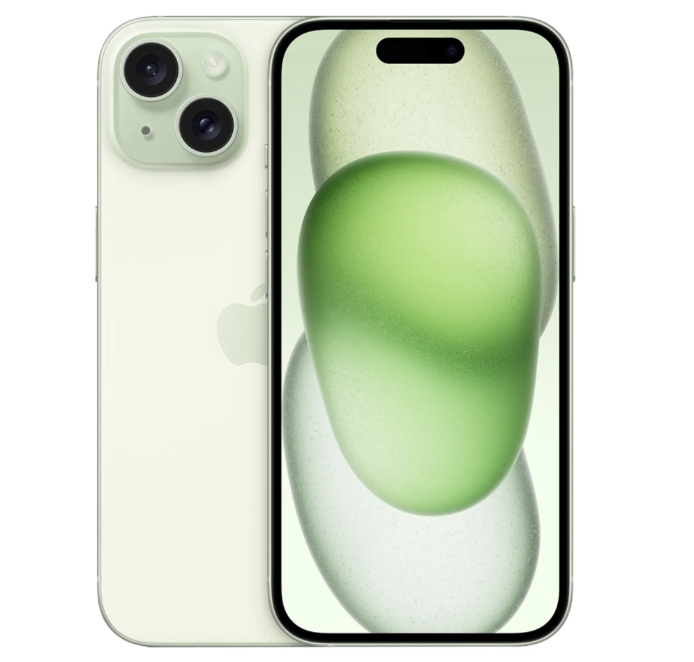 Смартфон Apple iPhone 15 128GB Green (nano SIM + eSIM) Смартфон Apple iPhone 15 128GB Green (nano SIM + eSIM)