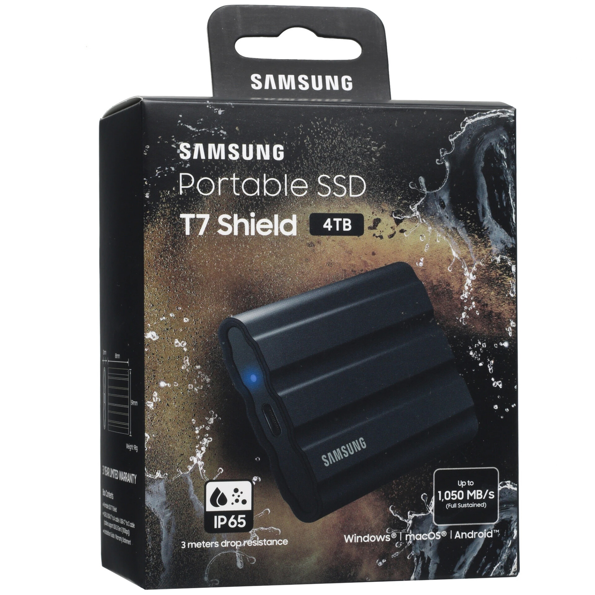 4096 ГБ Внешний SSD Samsung T7 Shield [MU-PE4T0S/WW]