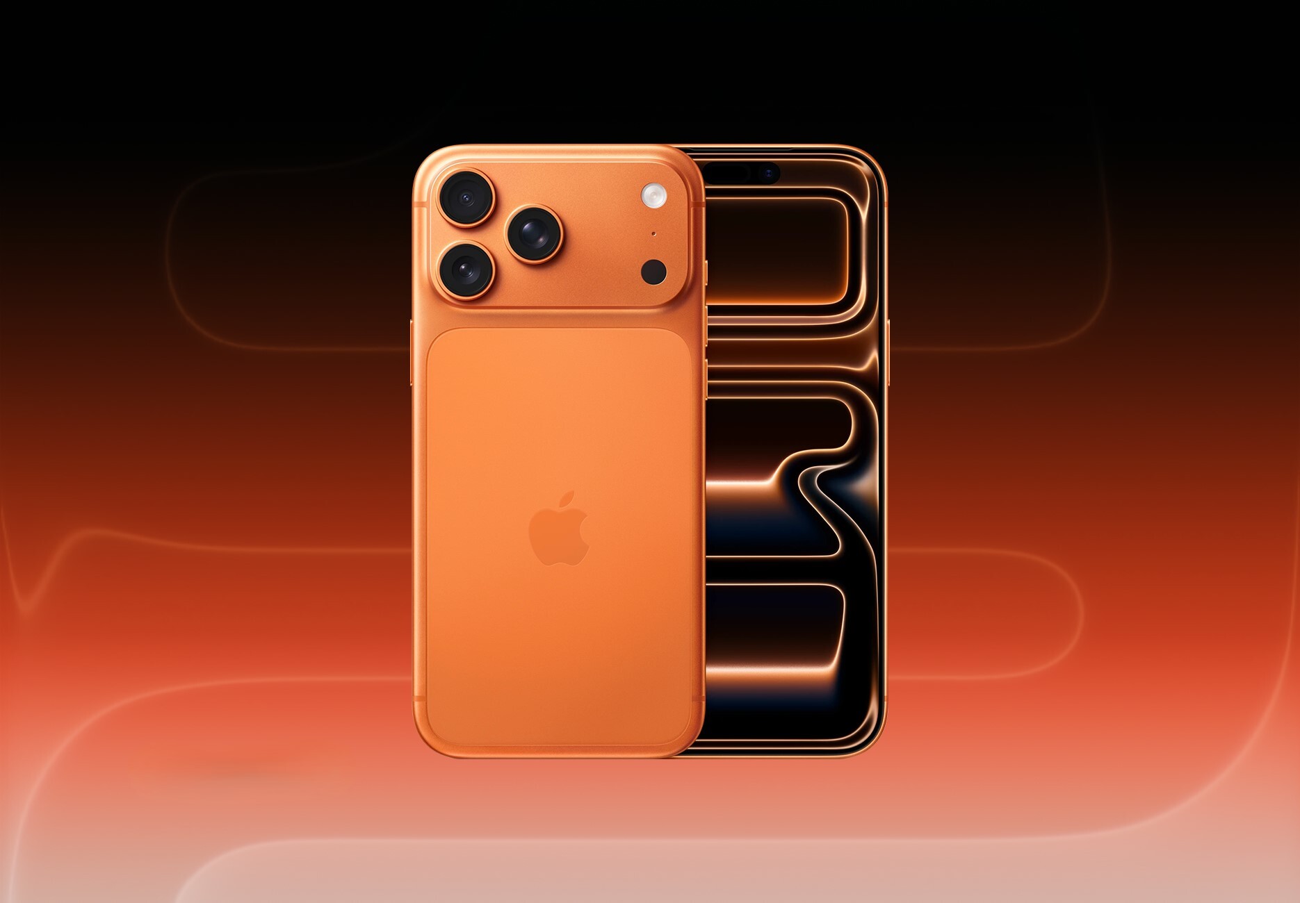 Телефон Apple iPhone 17 Pro Max 256 ГБ, цвет: космический оранжевый (Cosmic Orange)