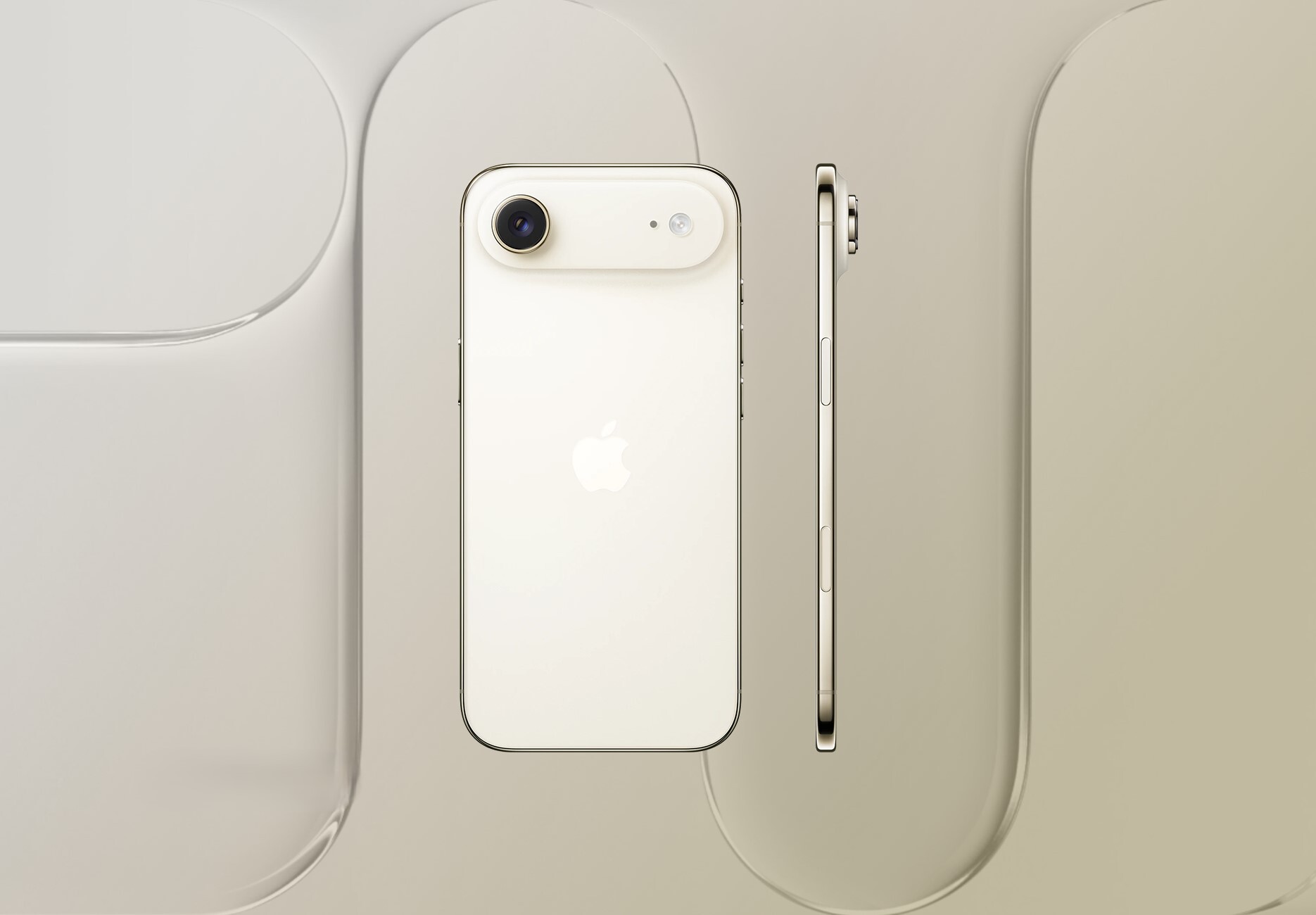 Телефон Apple iPhone Air 512 ГБ, eSim (электронная SIM-карта), цвет: светлое золото (Light Gold)