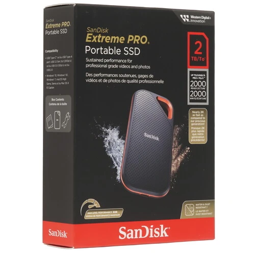 2000 ГБ Внешний SSD SanDisk Extreme PRO Portable 2000 ГБ Внешний SSD SanDisk Extreme PRO Portable