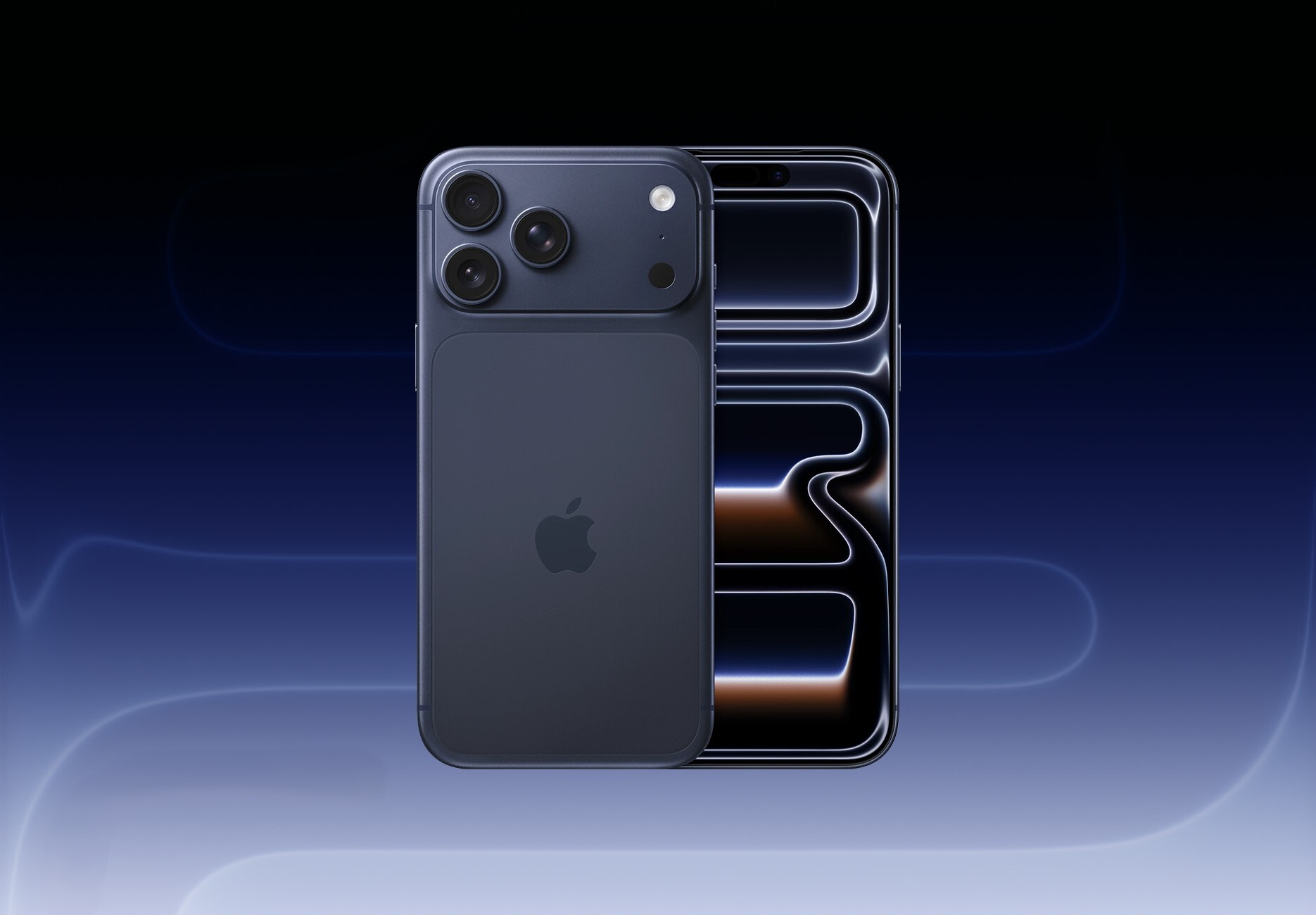 Телефон Apple iPhone 17 Pro Max 2 ТБ, eSim (электронная SIM-карта), цвет: глубокий синий (Deep Blue)