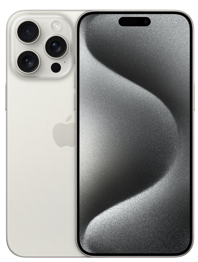 Смартфон Apple iPhone 15 Pro Max 512GB White Titanium (Белый титан) nano-Sim + eSim Смартфон Apple iPhone 15 Pro Max 512GB White Titanium (Белый титан) nano-Sim + eSim