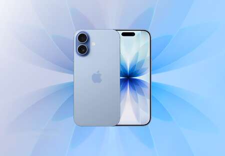 Телефон Apple iPhone 17 256 ГБ, цвет: туманно-синий (Mist Blue)