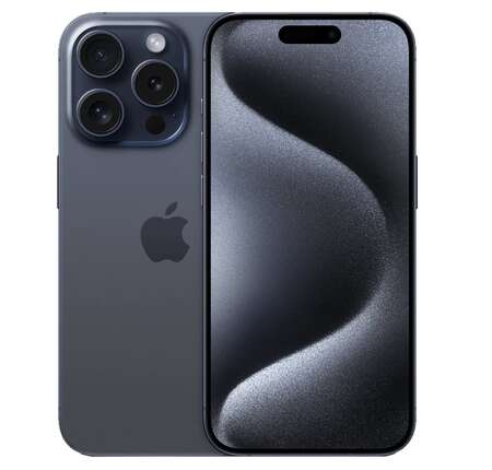 Смартфон Apple iPhone 15 Pro 128GB Blue Titanium (Синий титан) nano-Sim + eSim