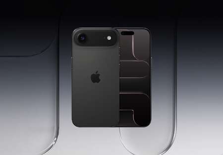 Телефон Apple iPhone Air 512 ГБ, eSim (электронная SIM-карта), цвет: черный космос (Space Black)