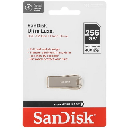 Память USB Flash 256 ГБ SanDisk Ultra Luxe [SDCZ74-256G-G46]